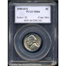 1949-D/S 5C MS66 PCGS.