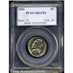 1950 5C MS67 Full Steps PCGS.