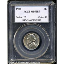 1951 5C MS66 Full Steps PCGS.