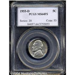 1955-D 5C MS64 Full Steps PCGS.