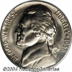 1958-D 5C MS67 Full Steps PCGS.