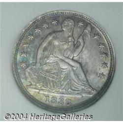 1838 H10C Large Stars MS65 NGC.