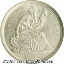 1838 H10C Small Stars MS65 NGC.