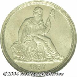 1837 10C Large Date MS64 NGC.