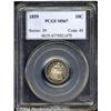 Image 1 : 1859 10C MS67 PCGS.