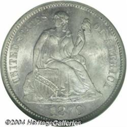 1870-S 10C MS65 NGC.