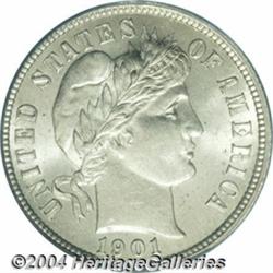 1901-S 10C MS65 PCGS.