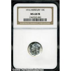 1916 10C MS68 Full Bands NGC.