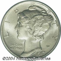 1917-S 10C MS66 Full Bands PCGS.