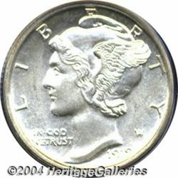 1919-D 10C MS64 Full Bands PCGS.