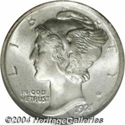 1921 10C MS64 Full Bands NGC.