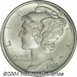 1921-D 10C MS64 Full Bands PCGS.