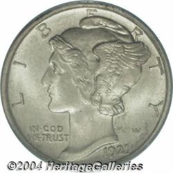 1921-D 10C MS64 Full Bands PCGS.