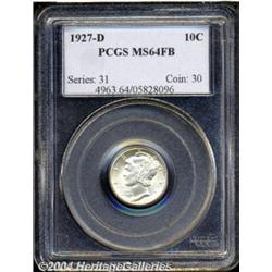 1927-D 10C MS64 Full Bands PCGS.