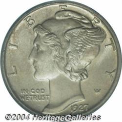 1927-S 10C MS65 Full Bands PCGS.