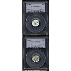 1928-D 10C MS64 Full Bands PCGS,