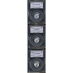 1941-S 10C MS67 Full Bands PCGS,