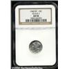 Image 1 : 1942/1 10C AU58 NGC.
