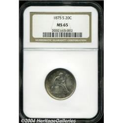 1875-S 20C MS65 NGC.