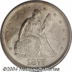 1875-S 20C MS66 PCGS.