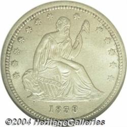 1838 25C No Drapery MS63 NGC.