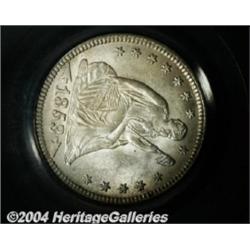 1853 25C Arrows and Rays MS64 PCGS.