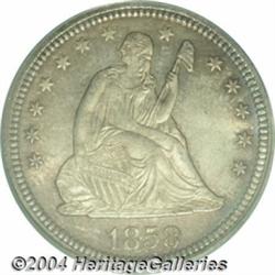 1858 25C MS66 PCGS.