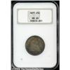 Image 1 : 1877 25C MS65 NGC.