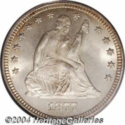 1877 25C MS66 PCGS.