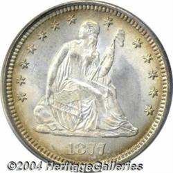 1877 25C MS67 PCGS.