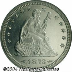 1873 25C Arrows PR65 Cameo NGC.