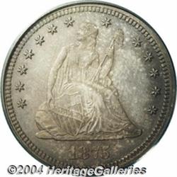 1875 25C PR65 PCGS.