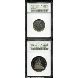 1892-O 25C Barber Quarter--Whizzed--ANACS, AU Details, Net XF40,