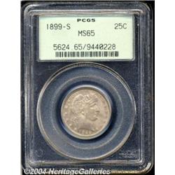1899-S 25C MS65 PCGS.