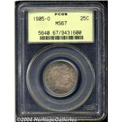 1905-O 25C MS67 PCGS.