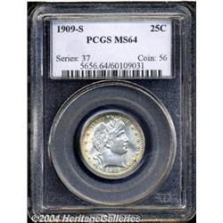 1909-S 25C MS64 PCGS.
