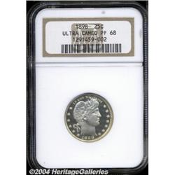 1898 25C PR68 Ultra Cameo NGC.