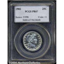1902 25C PR67 PCGS.