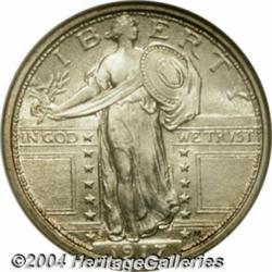 1917-S 25C Type One MS65 Full Head NGC.