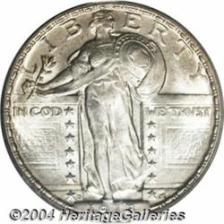 1918-D 25C MS65 Full Head PCGS.