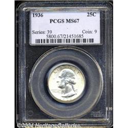 1936 25C MS67 PCGS.