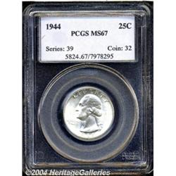1944 25C MS67 PCGS.