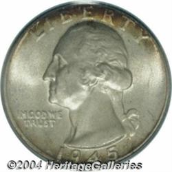 1945-D 25C MS67 PCGS.