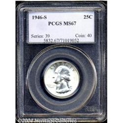 1946-S 25C MS67 PCGS.