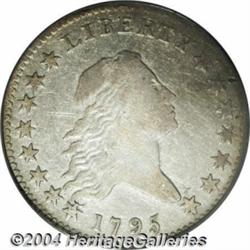1795 50C 2 Leaves VF25 PCGS.