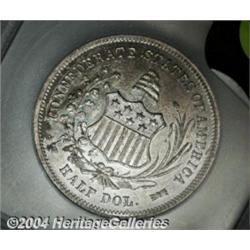 1861 50C Scott Restrike MS64 ICG.