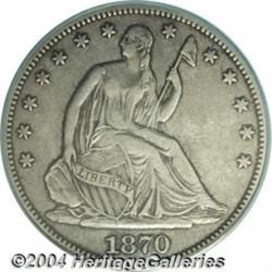1870-CC 50C XF45 PCGS.