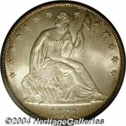 1871-S 50C MS65 PCGS.