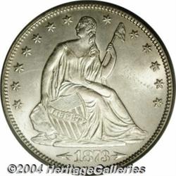 1873 50C Arrows MS64 PCGS.