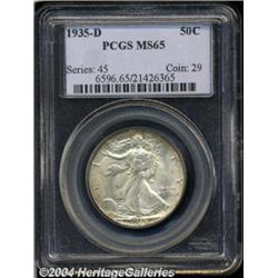1935-D 50C MS65 PCGS.